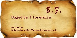 Bujella Florencia névjegykártya